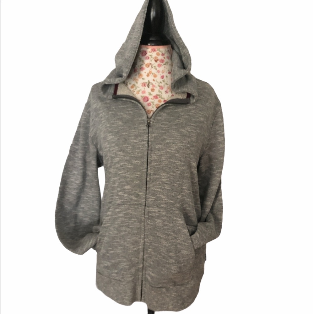 Five Four women’s zip up Gray Jacket/ Hoodie Sz M